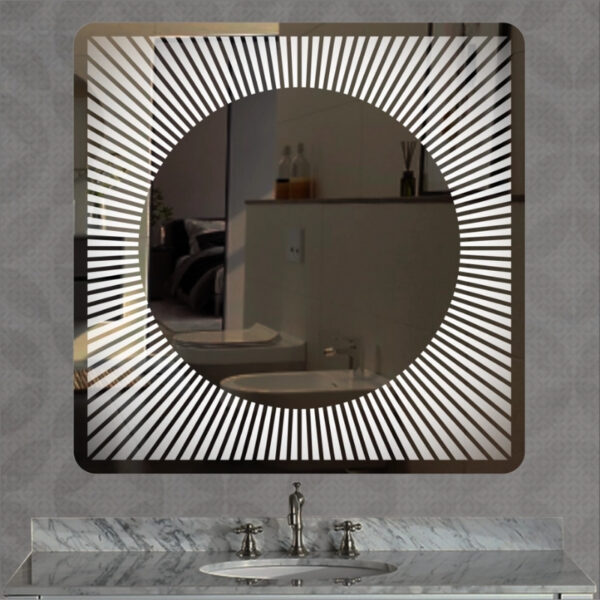 Kumlamalı ve Ledli Ayna