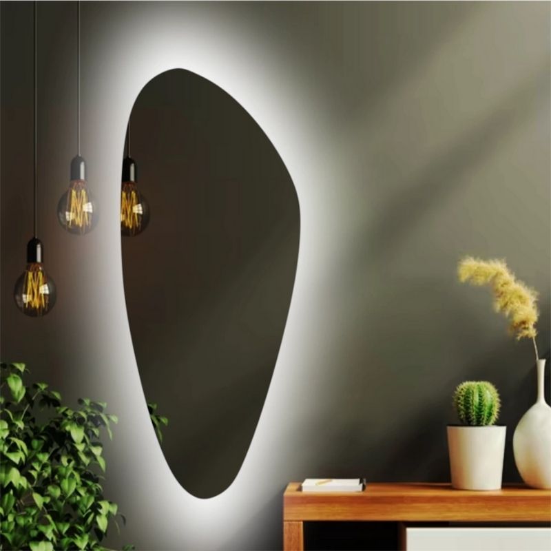 ayna-36.jpg Led Işıklı Asimetrik Boy Aynası - Görsel 1